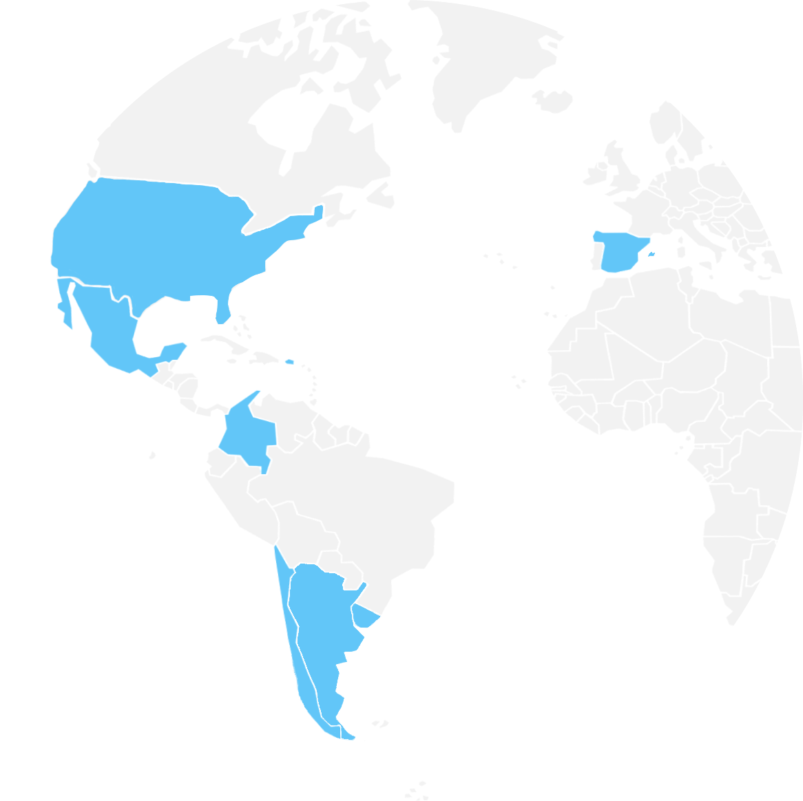 Globo países abcmedico